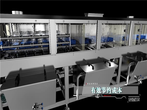 廠家直銷全自動周轉(zhuǎn)箱洗筐機(jī)，烘干式清洗機(jī)，周轉(zhuǎn)筐清洗機(jī)